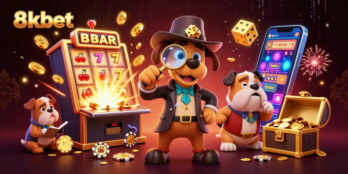 Engage with 8xbet's thrilling casino experience exploring the jackpot through detective-themed adventure.