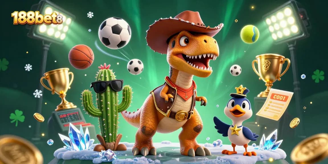 Experience the excitement of 188bet88 with vibrant characters and dynamic casino elements.