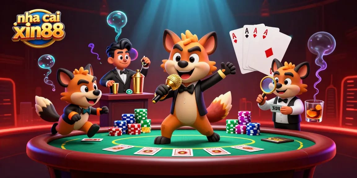 Engage in thrilling games at nha cai xin88 with dynamic casino characters and rich gaming elements.