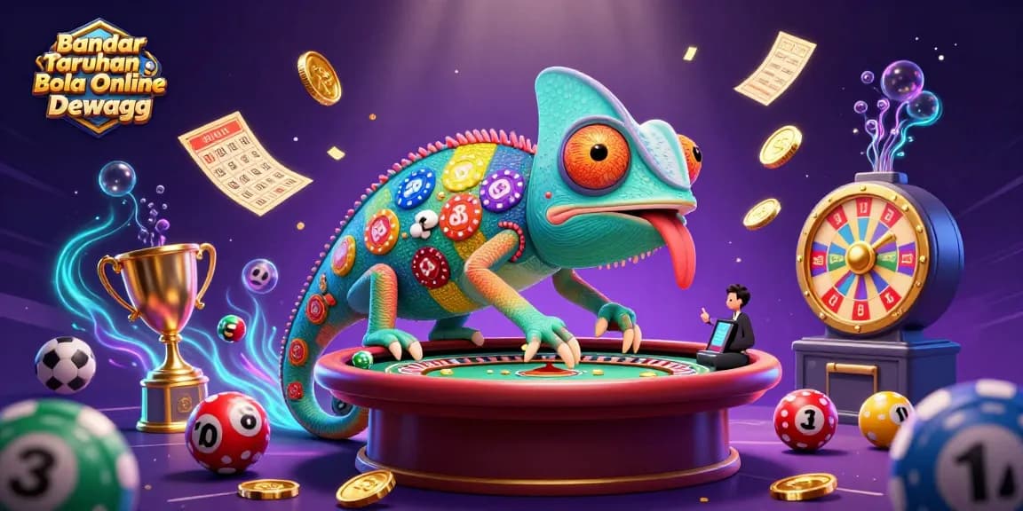Experience thrilling betting action at Bandar Taruhan Bola Online Dewagg with vibrant casino elements.