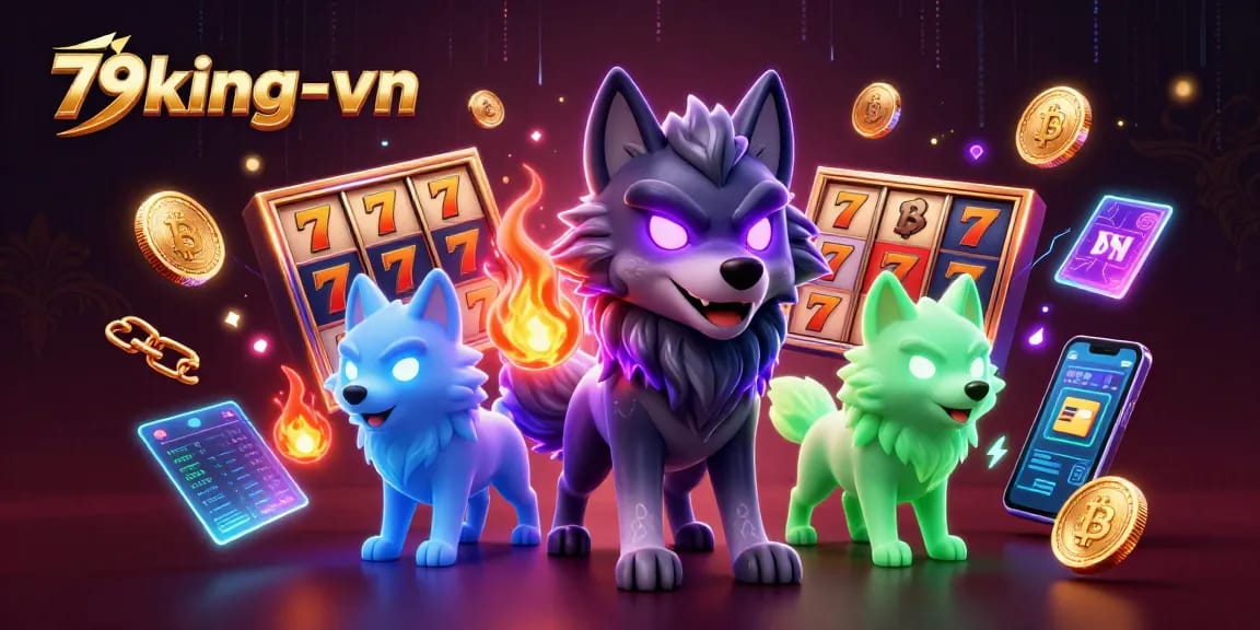 Experience thrilling gameplay with 79king-vn's lively slot machine characters and crypto gaming elements.