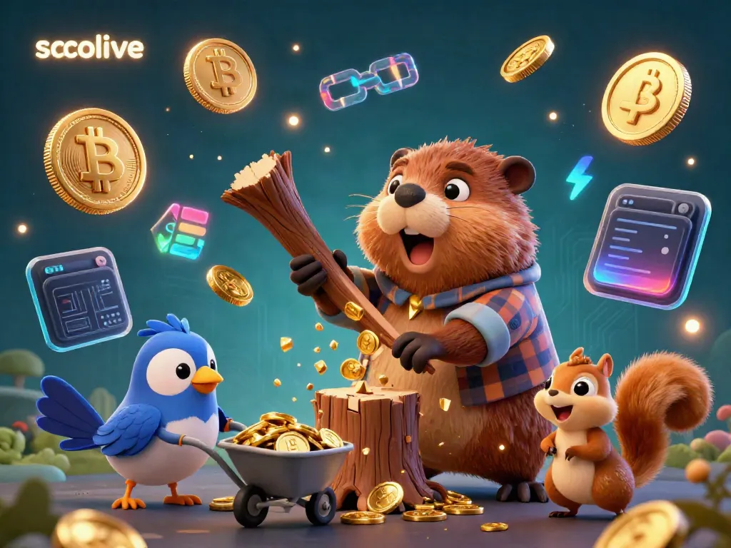 Socolive offers an engaging experience with animated characters collecting coins and vibrant cryptocurrency elements.