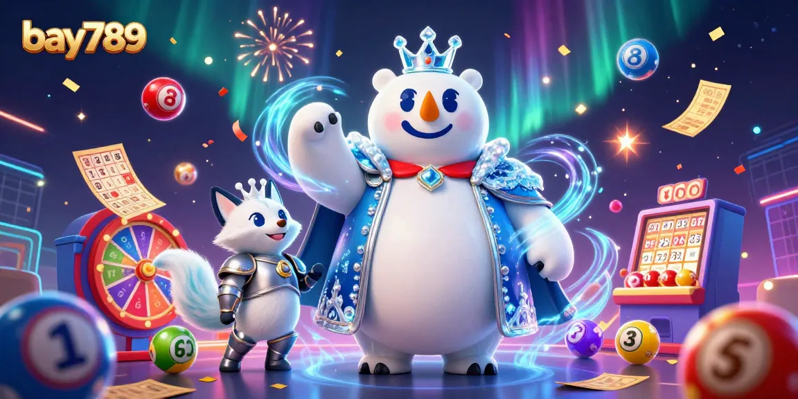 Experience thrilling gameplay at bay789 with vibrant lottery elements and energetic characters.