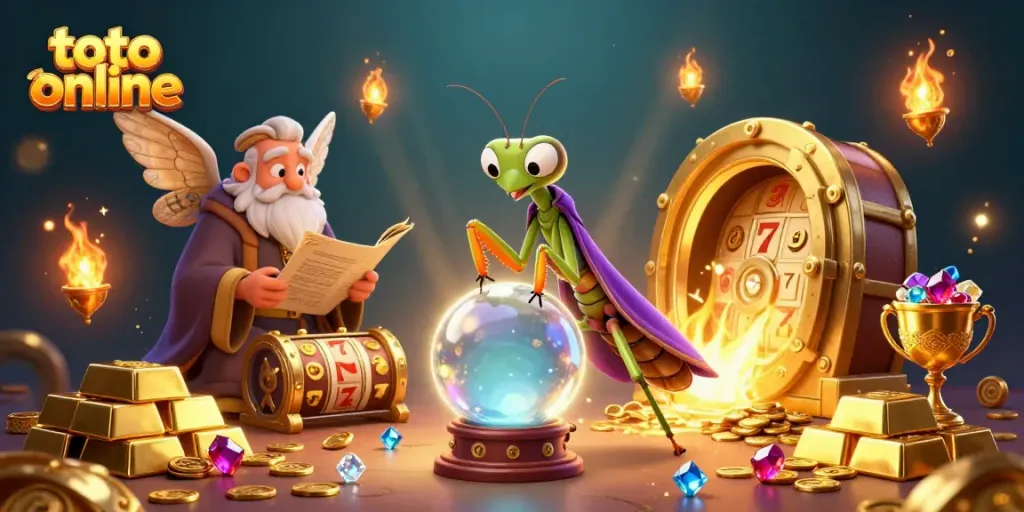 Engage with thrilling casino experiences featuring toto online, colorful slot reels and dynamic characters.