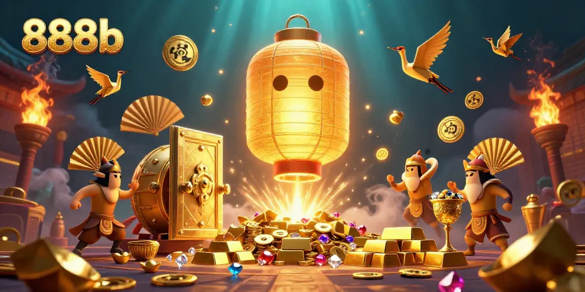 Join the excitement with 888b in a vibrant, magical casino scene full of winners and treasures.