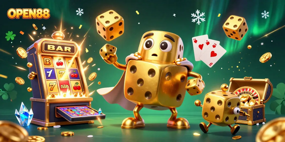 Experience thrilling gameplay at OPEN88 with our vibrant digital casino scene featuring immersive elements.