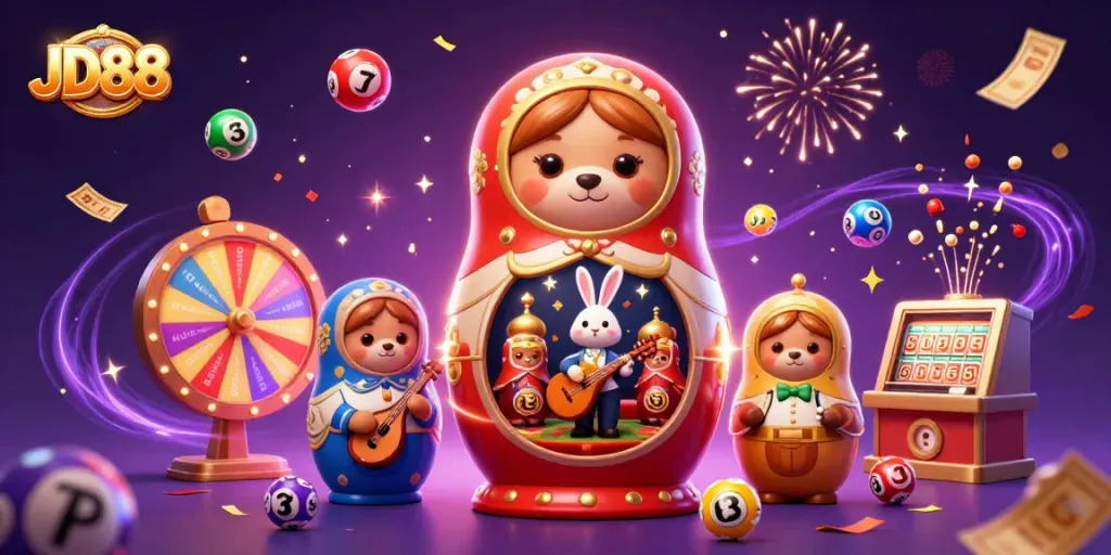 Engage with JD88, the exciting world of colorful lottery and casino adventures in a vibrant scene.