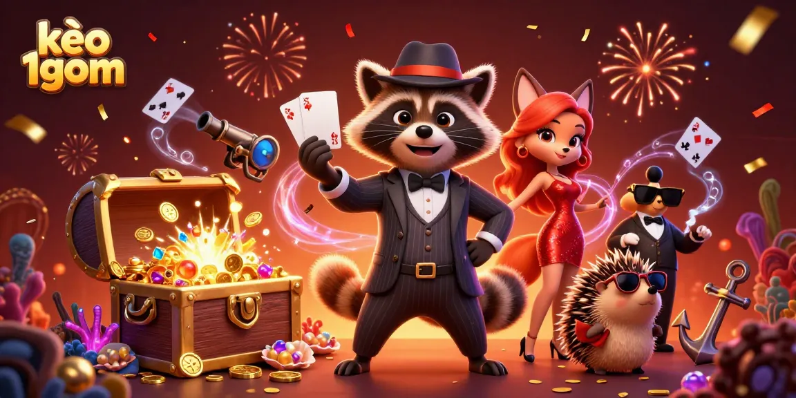 Engage with kèo 1gom at a vibrant online casino scene filled with colorful graphics and excitement.