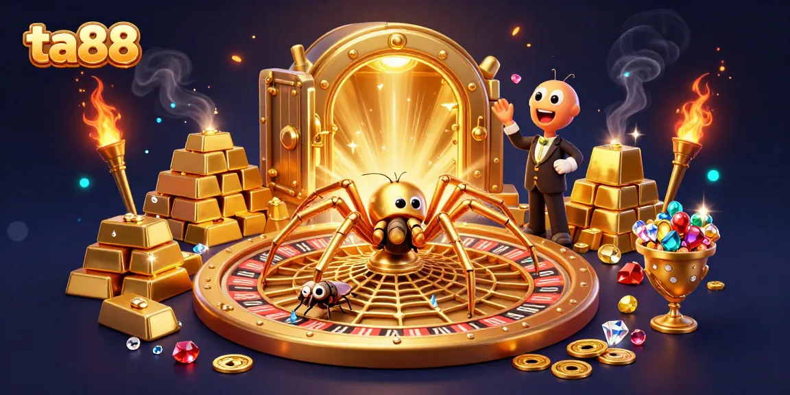 Bet big with ta88 at the dynamic roulette wheel in an exciting casino scene.