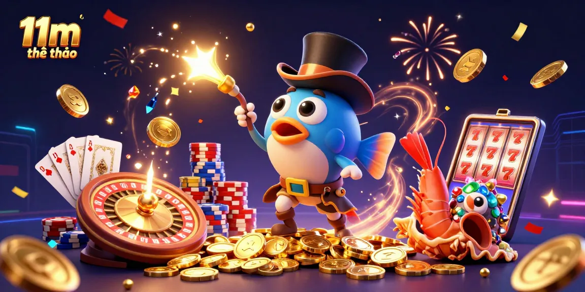 11m thể thao captivates with vibrant casino action featuring dynamic characters and gambling excitement.