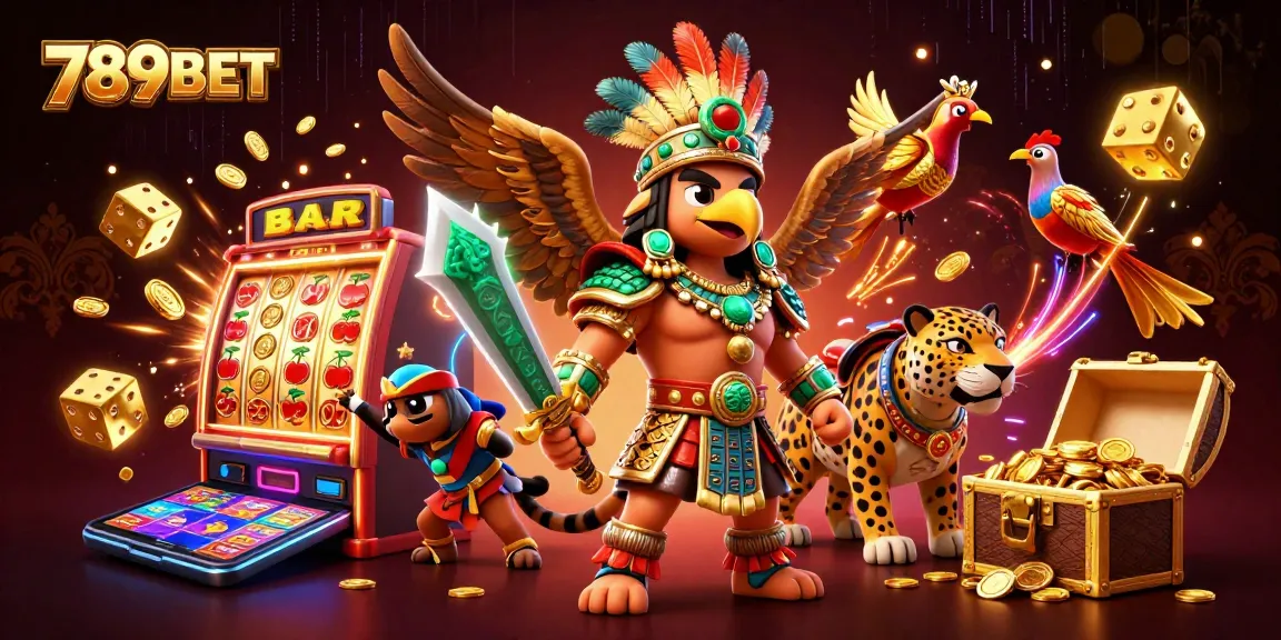 Win big with 789BET in this vibrant 3D illustration showcasing dynamic casino fun.